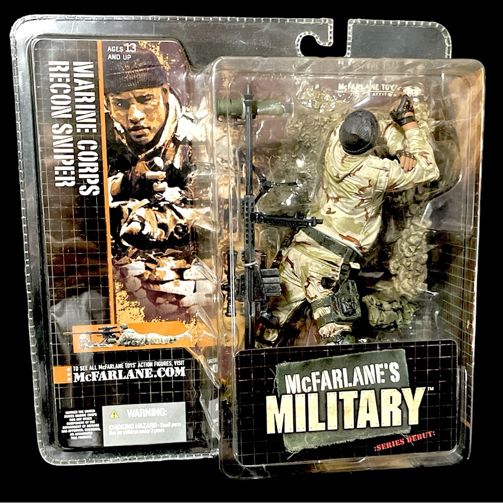 McFarlane's Military MARINE CORPS RECON SNIPER Series Debut Figure